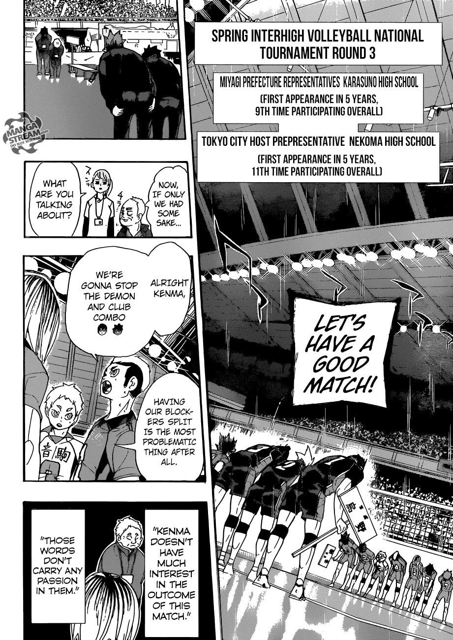 Haikyuu!!, Chapter 293 image 18